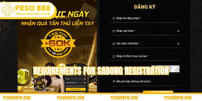 Requirements for sabong registration