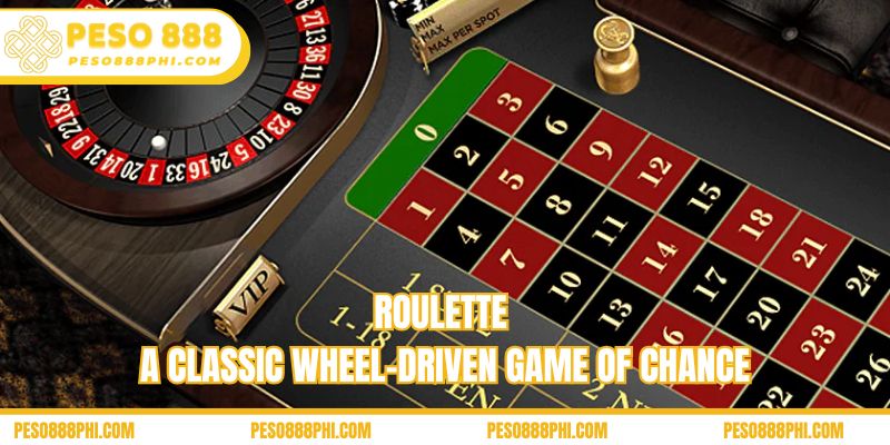 Roulette – A classic wheel-driven game of chance