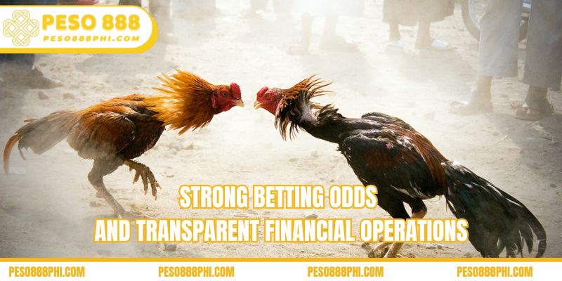 Strong betting odds and transparent financial operations